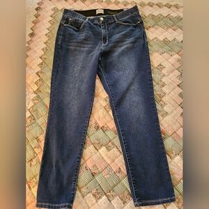 Angels High Rise Straight Leg Jeans With Comfort Waistband-  16/33